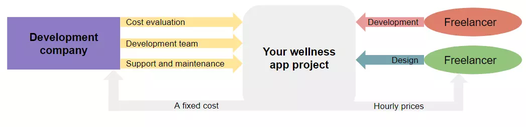 hiring a development company or a freelancer