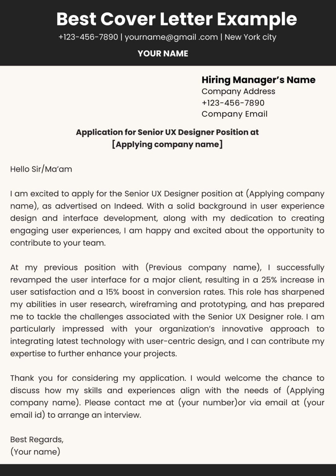 20+ Best Cover Letter Examples in 2026 (Templates + Samples)