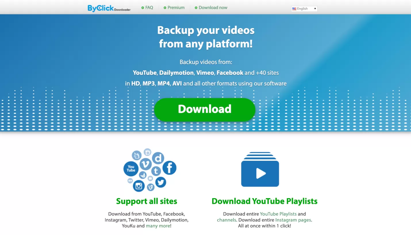 6 Best YouTube to MP4 Converter Tools (Free/Online/Paid) 5 By Click Downloader