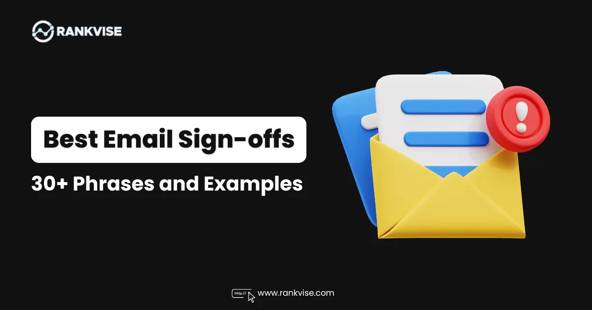 How to end an email
