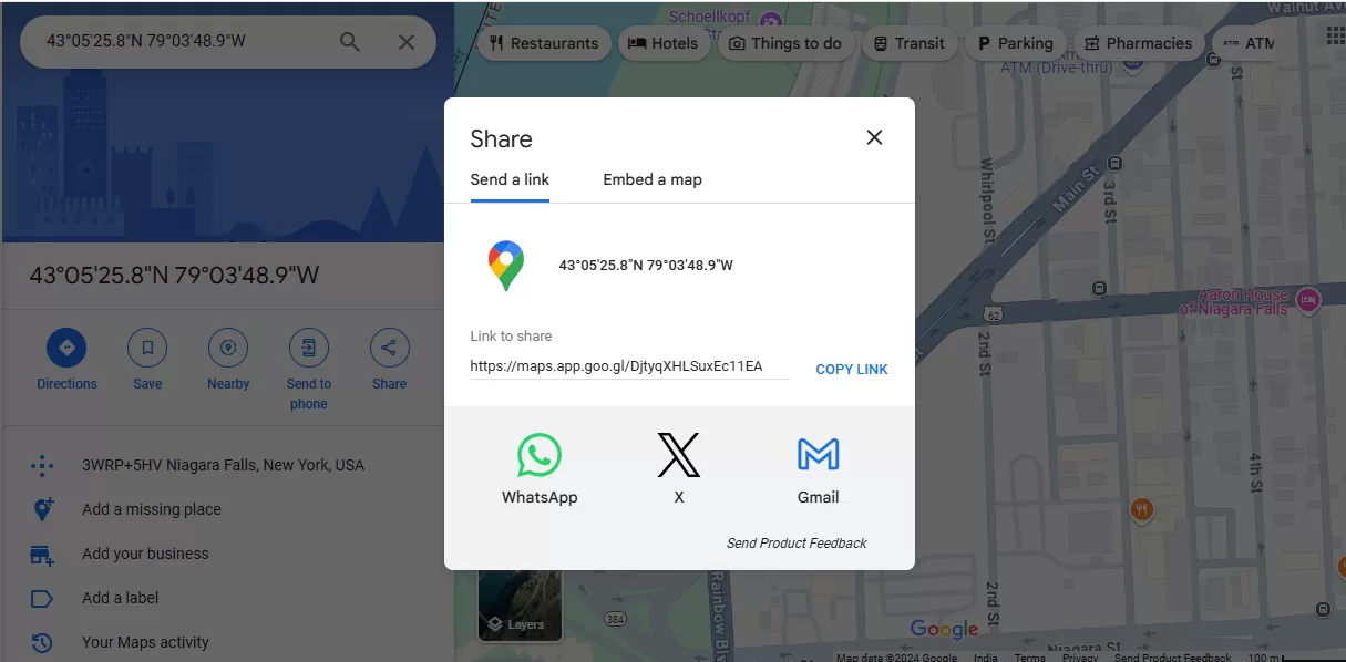 How To Share a Dropped Pin to Others