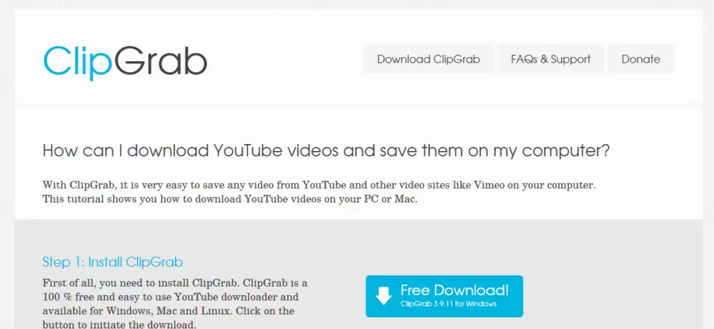 YouTube Downloaders for Fast, High-Res Downloads in 2026 10 ClipGrab