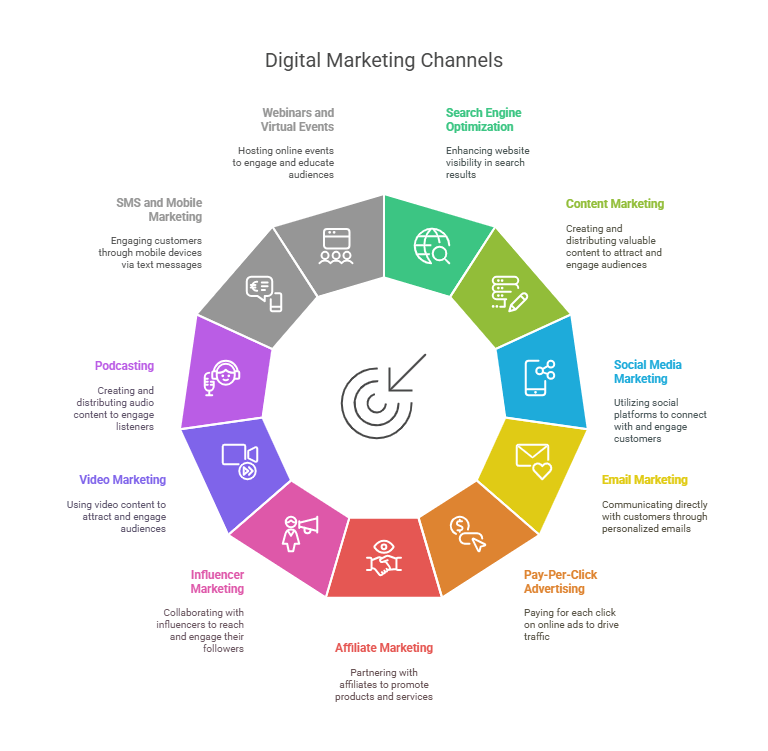 Digital Marketing Channels by rankvise