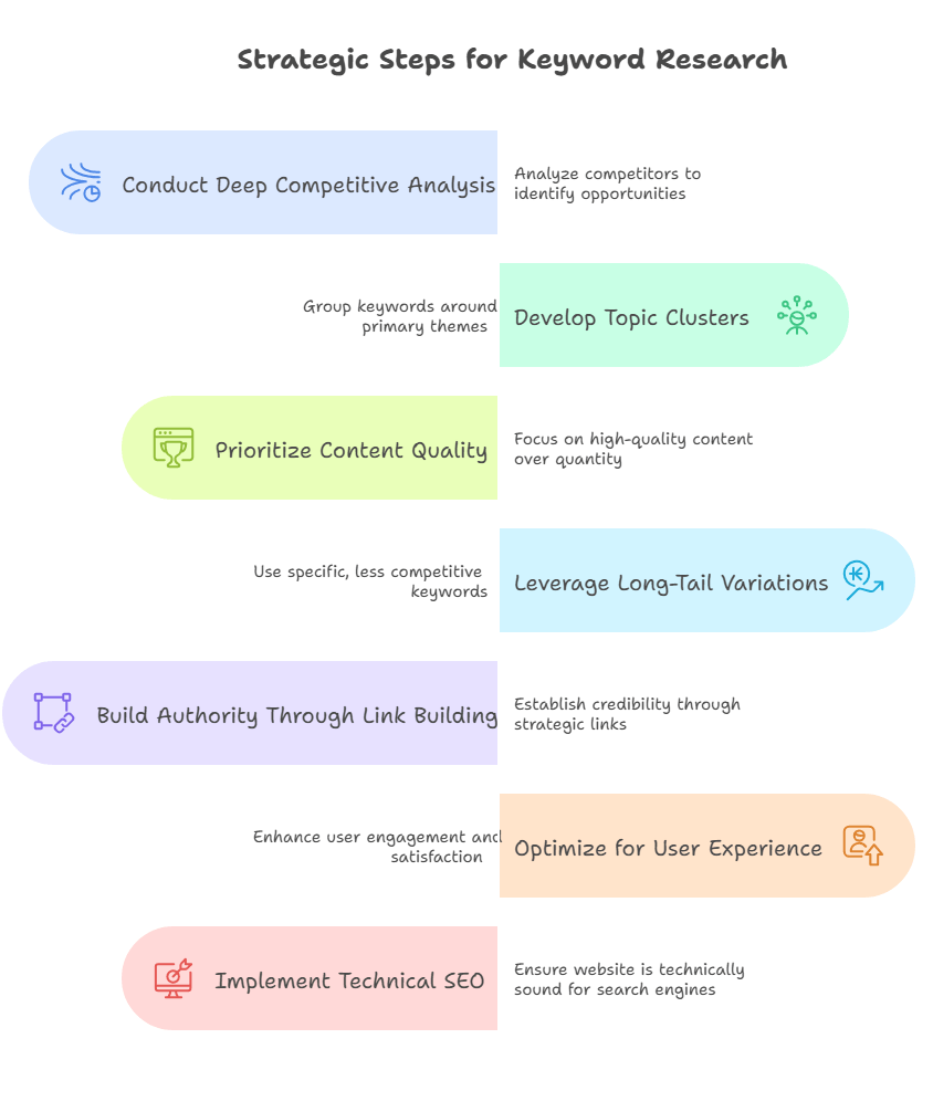 The Strategic Steps for Keyword Research