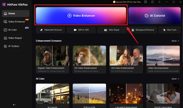 10 4K Upscaler You Must Try on Desktop, Mobile and Online 4 How to Enhance Videos
