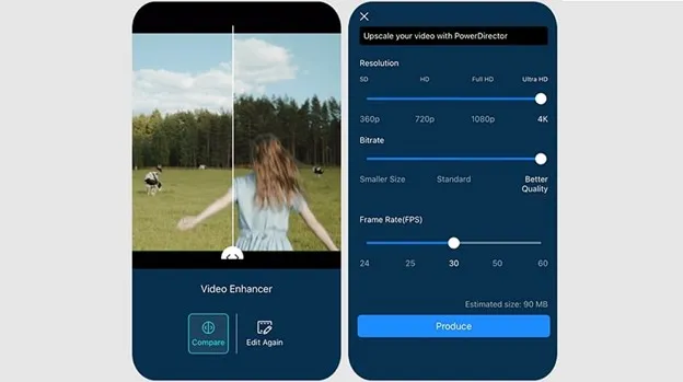 10 4K Upscaler You Must Try on Desktop, Mobile and Online 15 PowerDirector