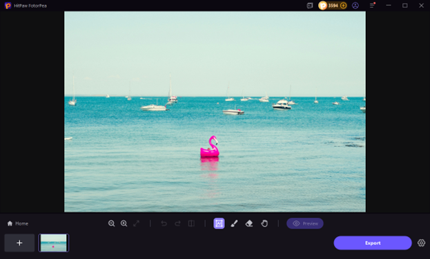 Remove Object from Image using HitPaw FotorPea 2