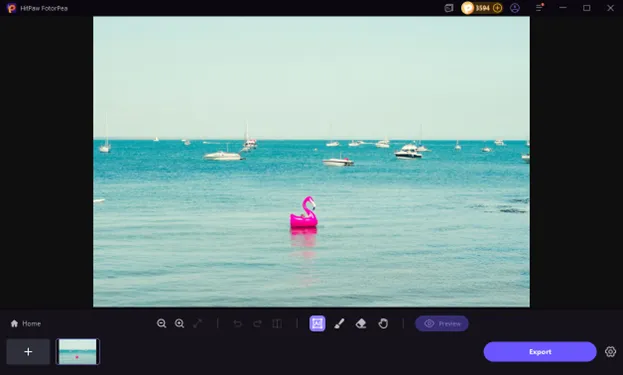 Remove Object from Image using HitPaw FotorPea 2