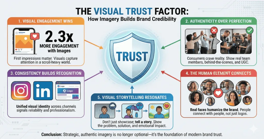 How Social Media Changed the Trust Game for Brands 3 The Visual Trust Factor Why Imagery Matters More Than Ever