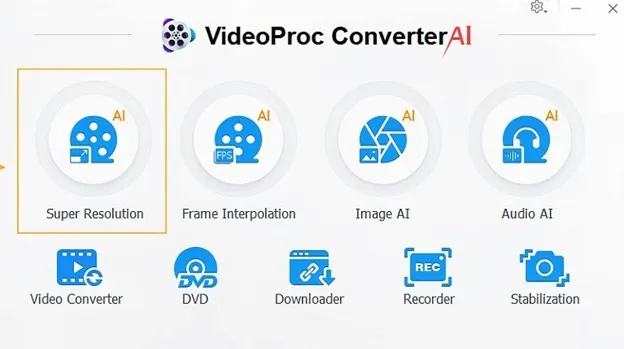 10 4K Upscaler You Must Try on Desktop, Mobile and Online 7 VideoProc Converter AI