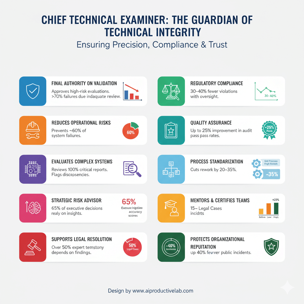 Chief Technical Examiner stats