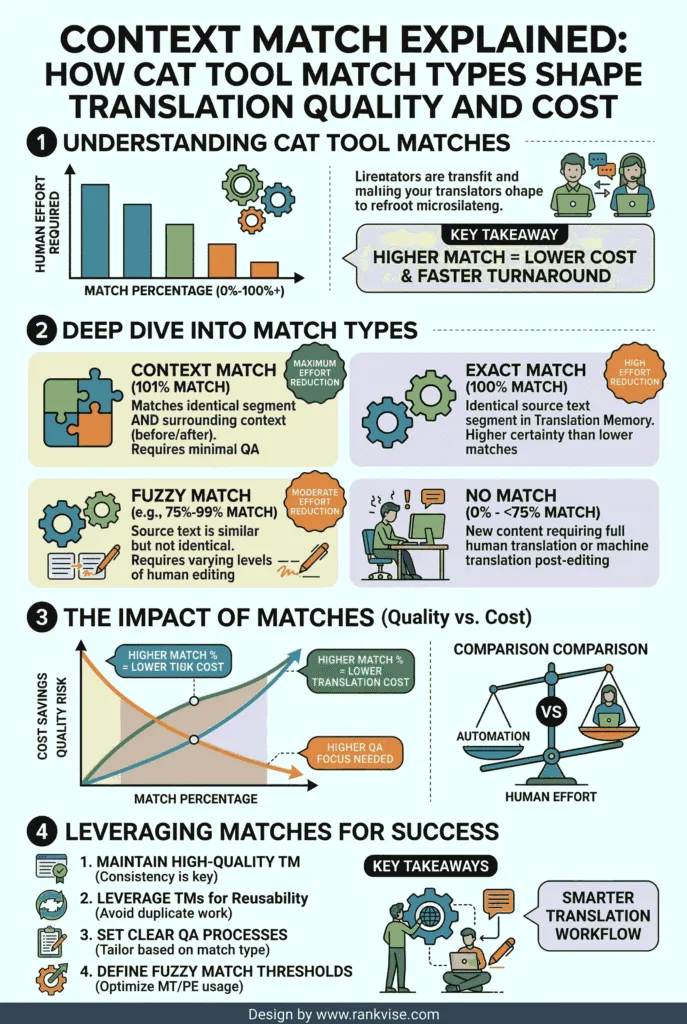 Context Match Explained: How CAT Tool Match Types Shape Translation Quality and Cost 3 Context Match Explained guide
