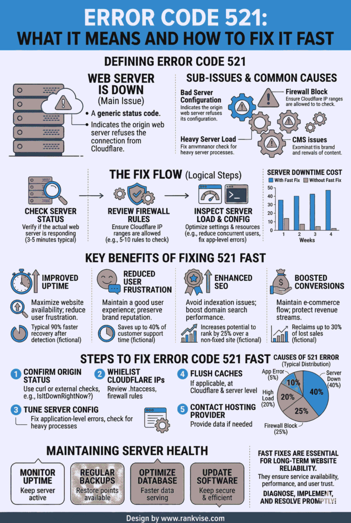 Error Code 521 Guide