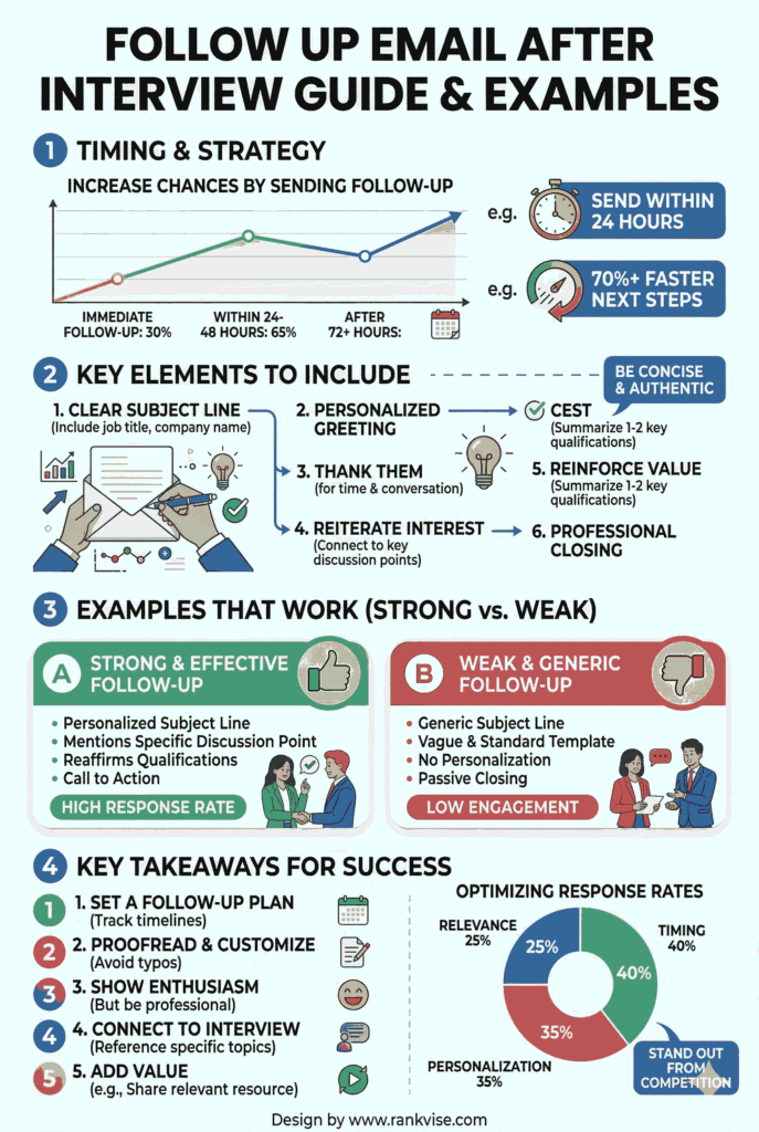 Follow Up Email After Interview guide