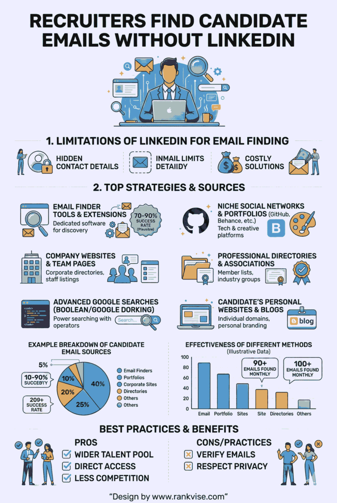 Recruiters Find Candidate Emails Without LinkedIn guide