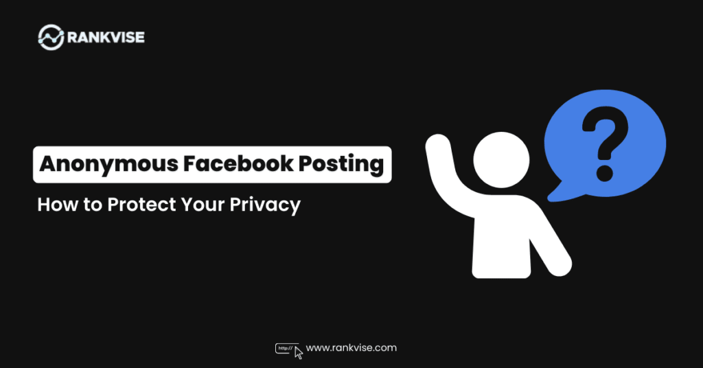 how to post anonymously on facebook