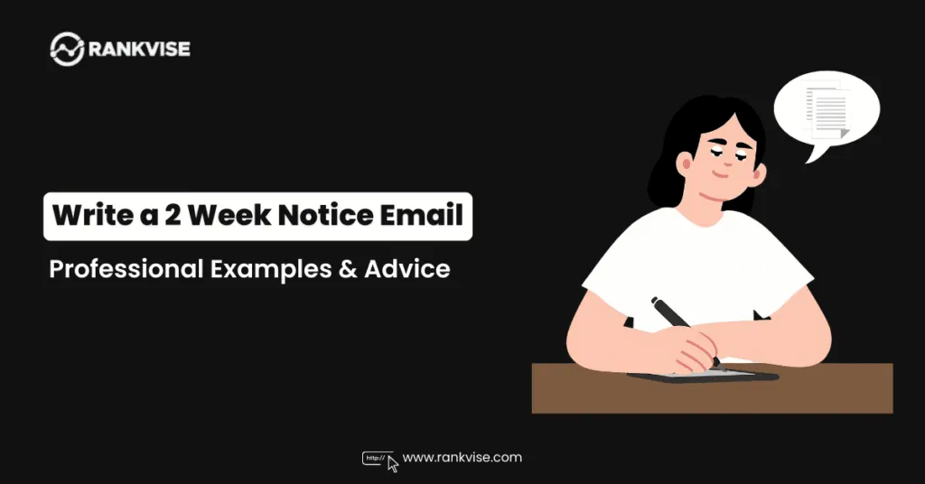 how to write a 2 week notice