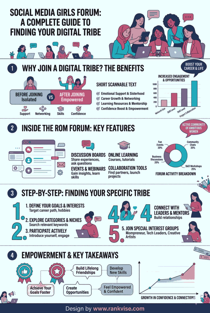social media girls forum guide