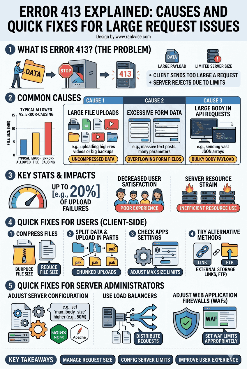 Error 413: What It Means and How to Fix It Fast