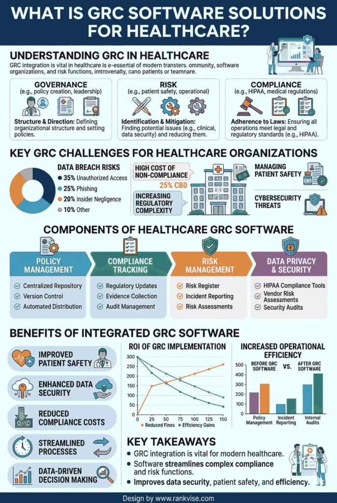 Best GRC Software Solutions for Healthcare Organizations in 2026 3 GRC Software Solutions for Healthcare