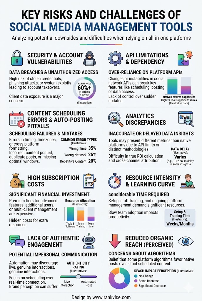 Key Risks and Challenges of Social Media Management Tools