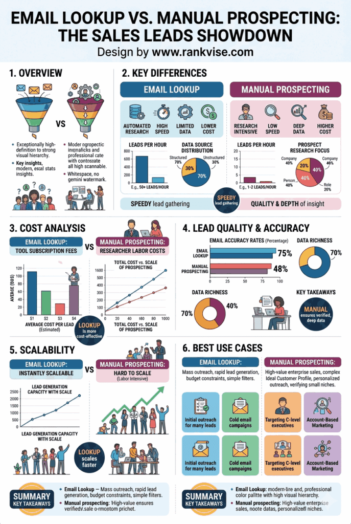 Email Lookup vs Manual Prospecting Guide