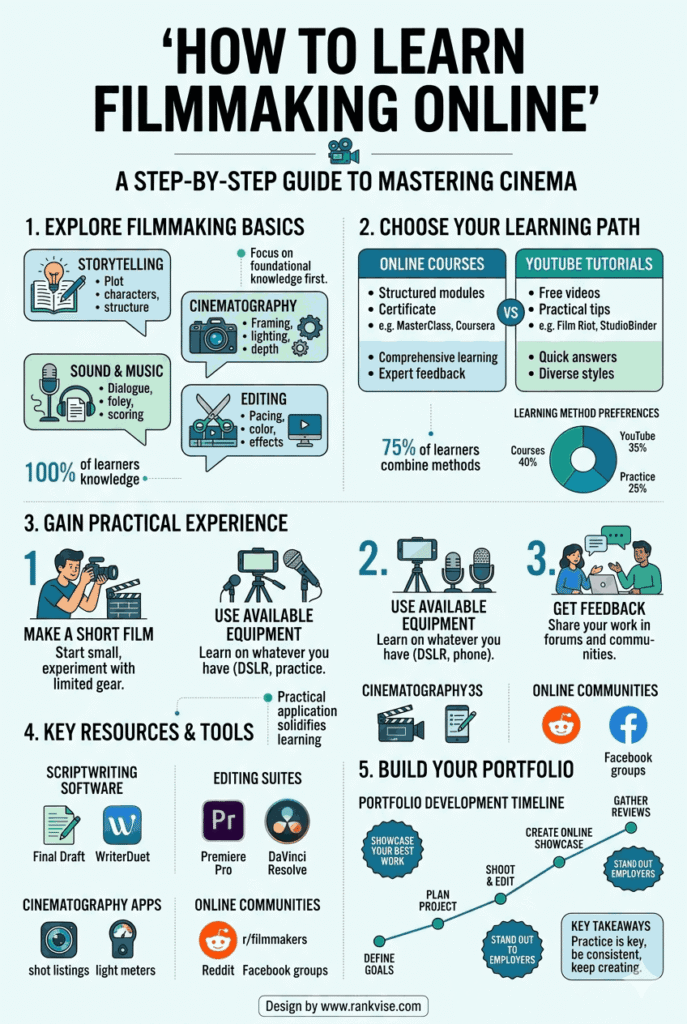 How to Learn Filmmaking Online