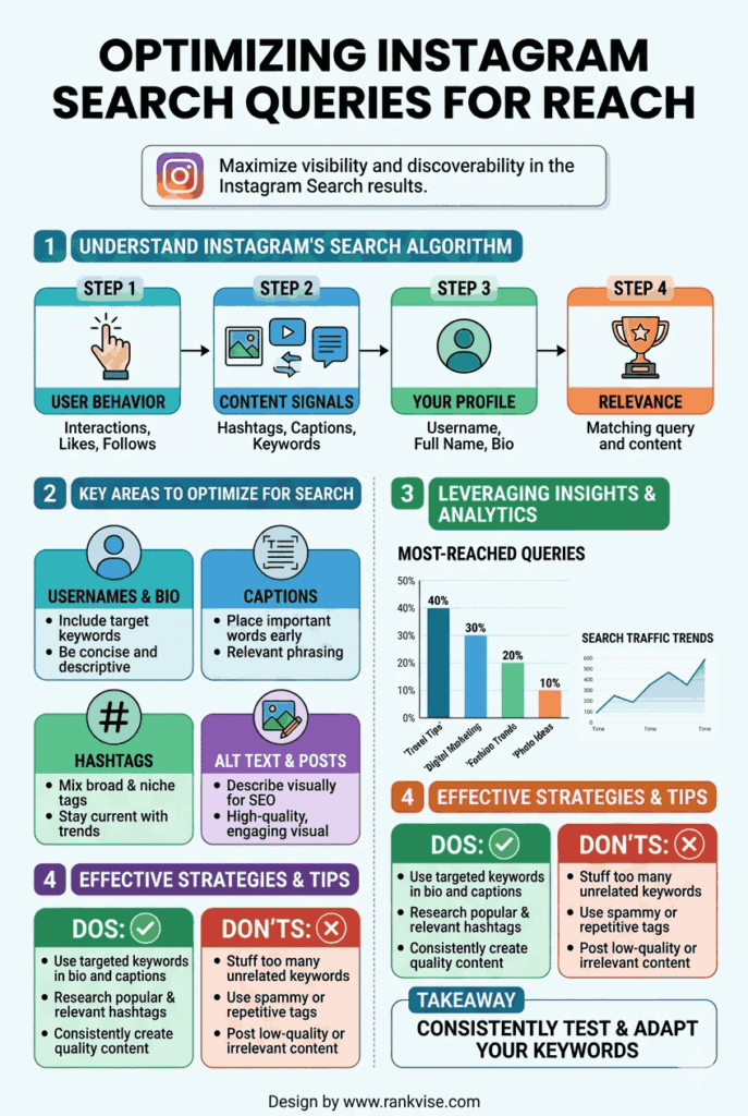 Instagram Search Queries Optimization Guide