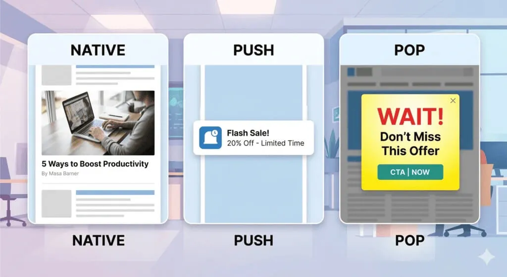 Choosing the Right Traffic Format for Maximum ROI 4 Native Ads Higher Trust, Better Conversion Rate