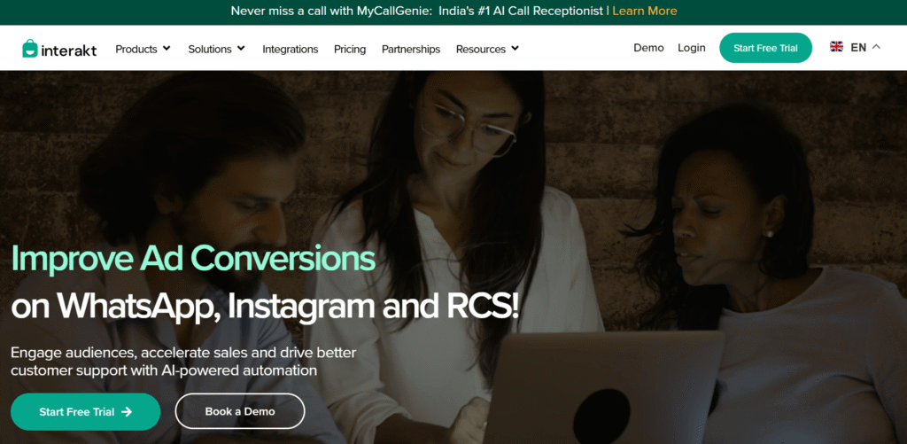whatsapp customer support software interakt