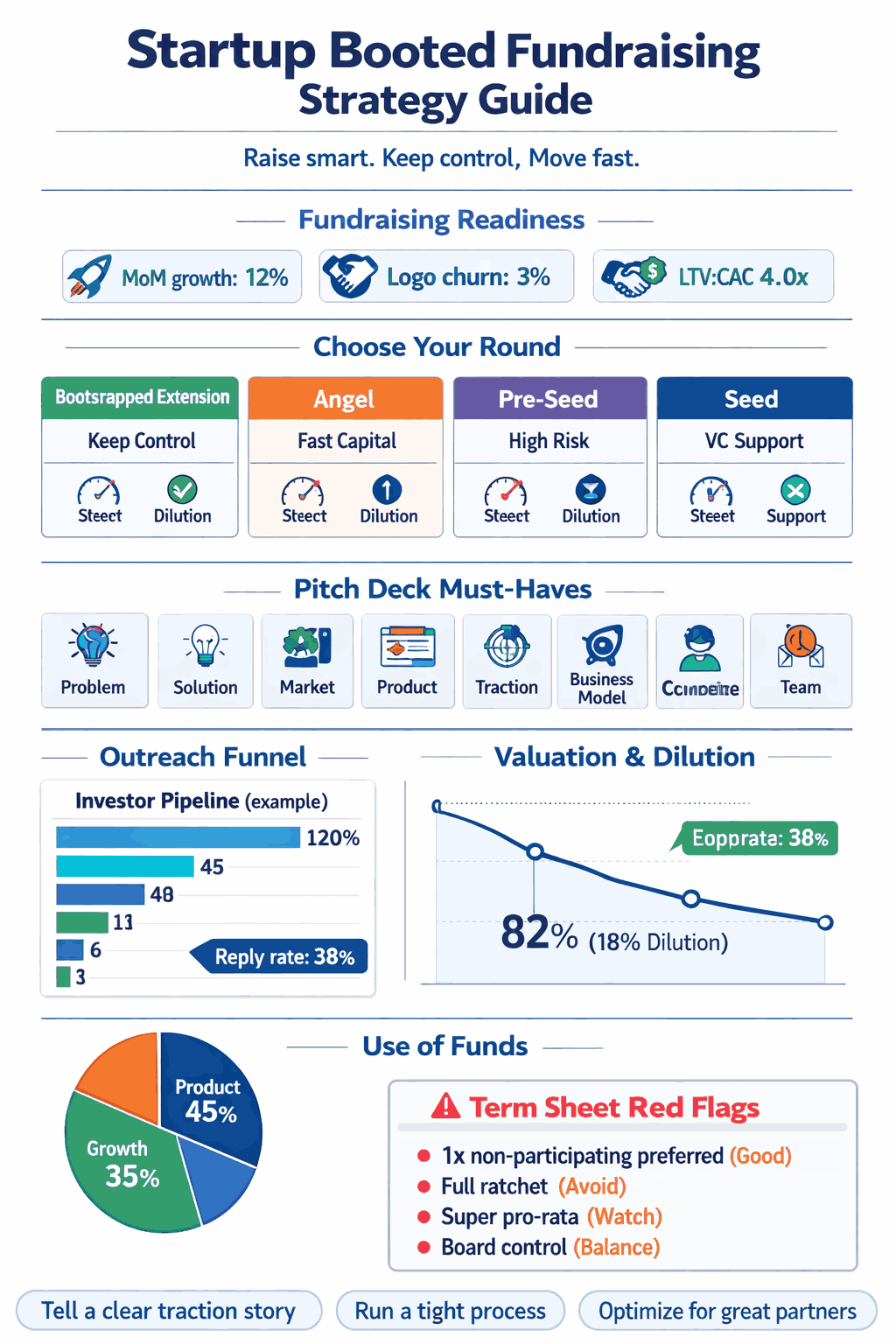Startup Booted Fundraising Strategy: How Bootstrapped Founders Raise Capital in 2026 3 startup booted fundraising strategy guide