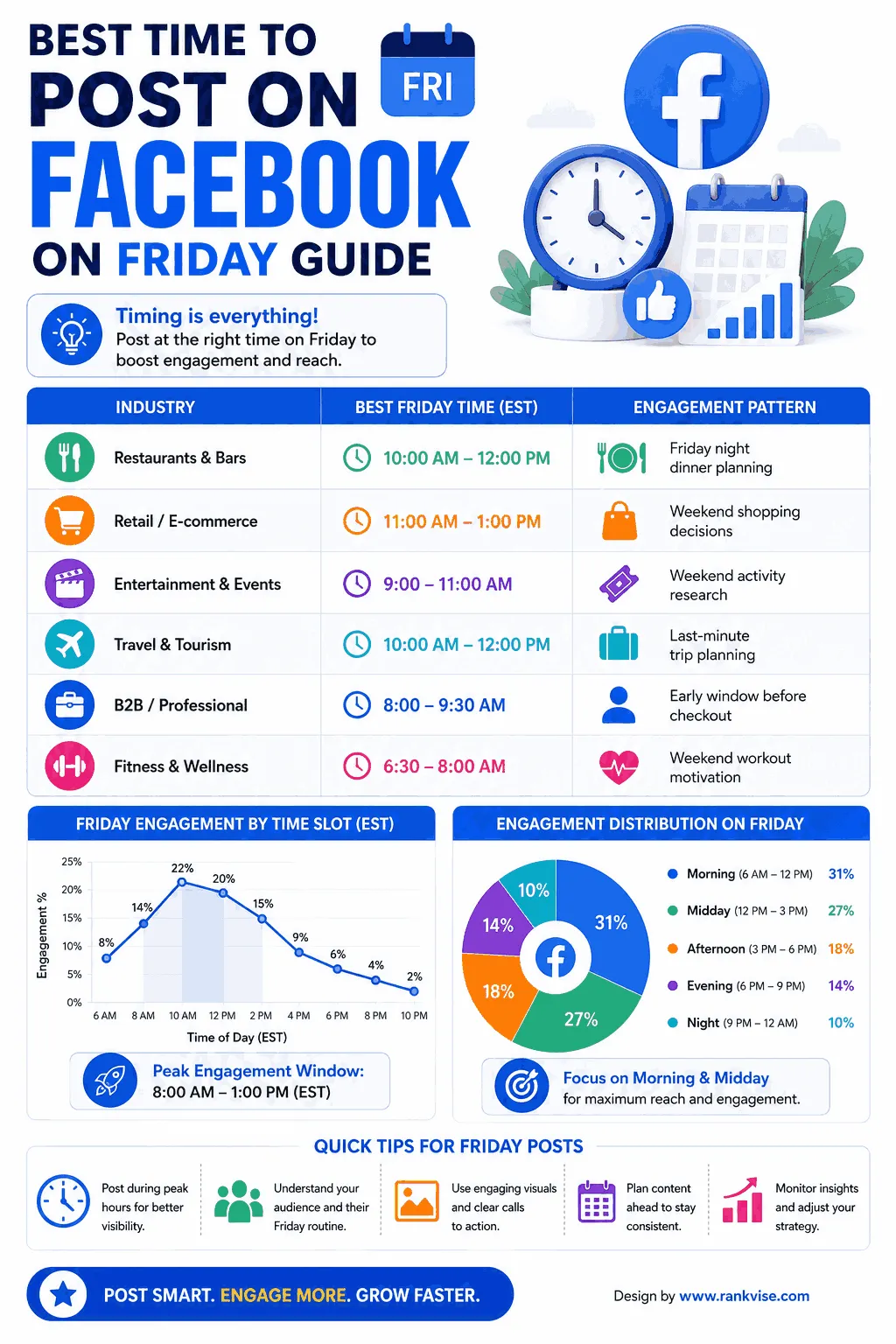 Best Time to Post on Facebook on Friday Guide