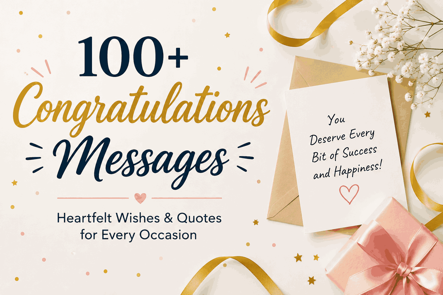 Congratulations Messages for Occasion