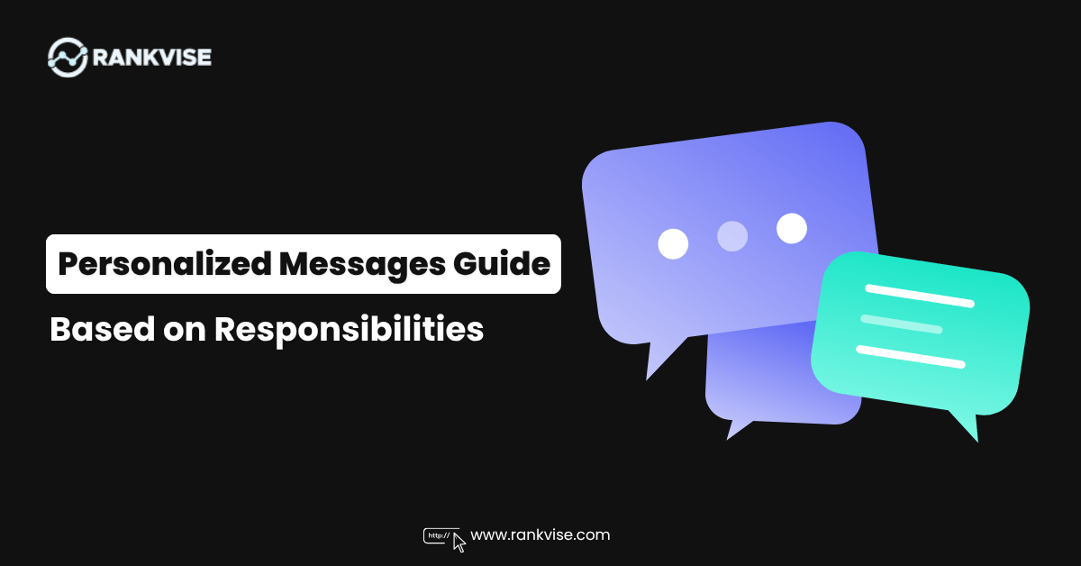 Highly Personalized Messages for Prospects Based on Responsibilities