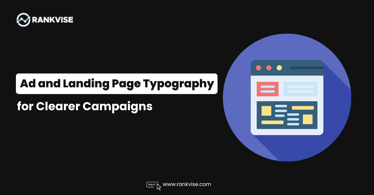 Ad and Landing Page Typography